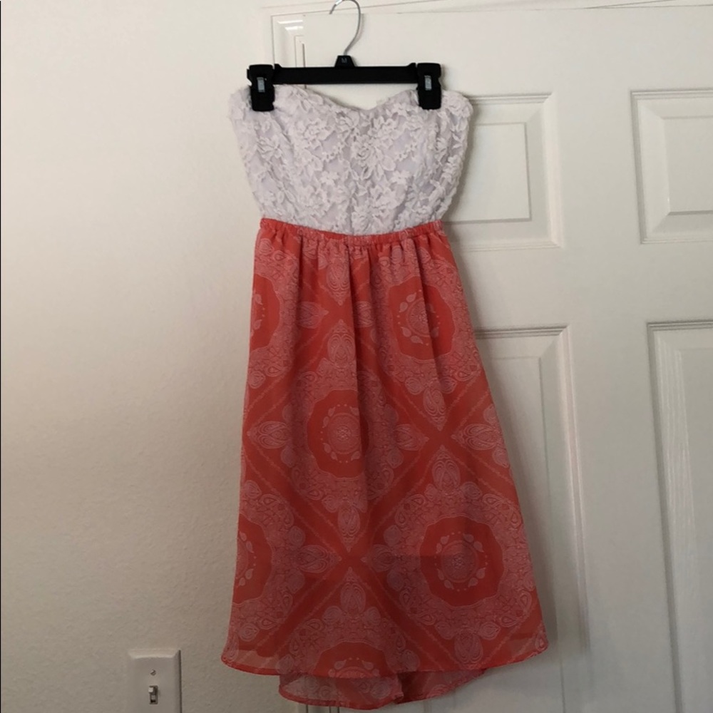 Strapless dress